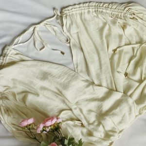 Free People Tie Back Cinch Sleeve Top